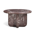 Juju Faux Marble Indoor/Outdoor Round Coffee Table (24"-32") - View 2