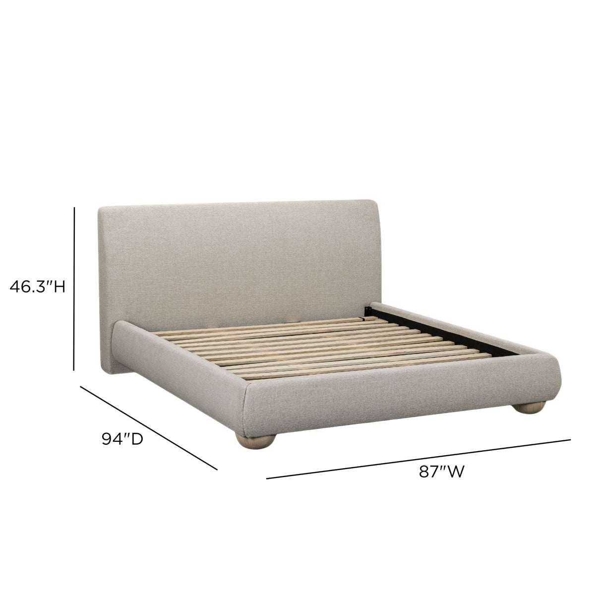 Rayne Textured Fabric Bed - View 17