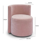 Alyssa Rolling Desk Chair - View 18