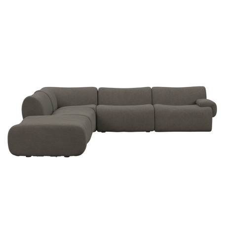 Zenith 5-Piece Contract-Grade Upcycled Fabric Modular Sectional - View 8