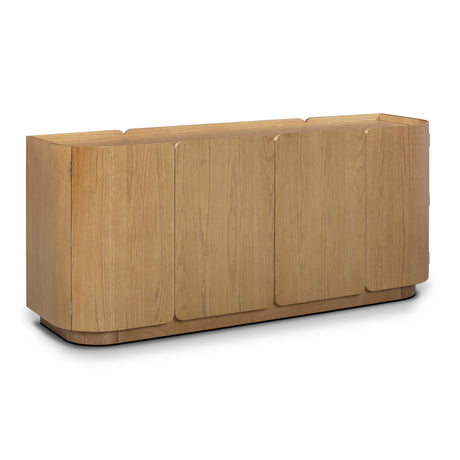 Moora 70" Natural Ash 4-Door Sideboard - View 3