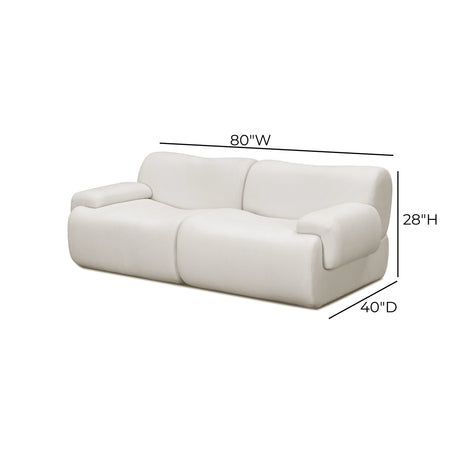Zenith 80" Modular Loveseat - View 7