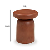 Lydia Concrete Indoor/Outdoor Side Table - View 7