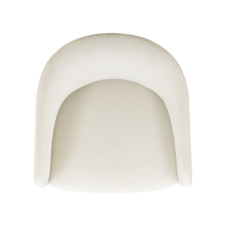 FOAK Seraphina dining chair positioned beside modern wooden dining table
