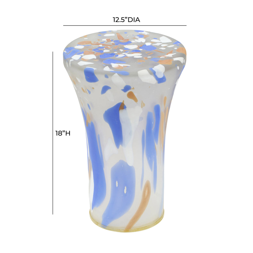 Journee Glass Side Table dimensions