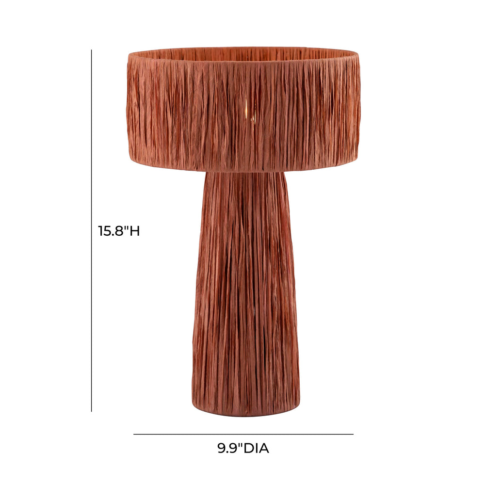 Shelby Raffia Table Lamp dimensions