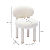 Manu Performance Fabric Side Chair fabric detail highlighting stain-resistant finish