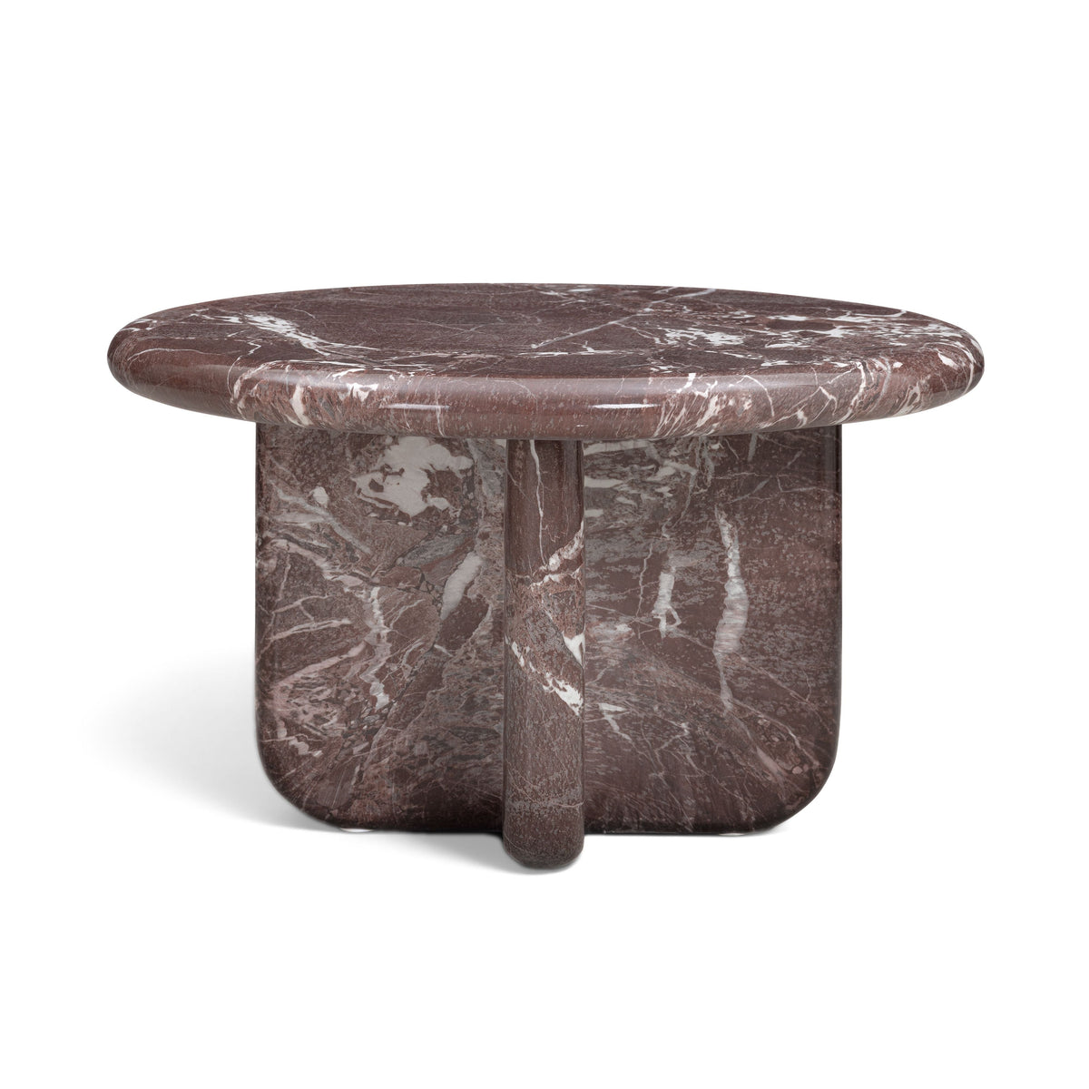 FOAK Juju Red Levanto faux marble detailed surface finish and edge profile