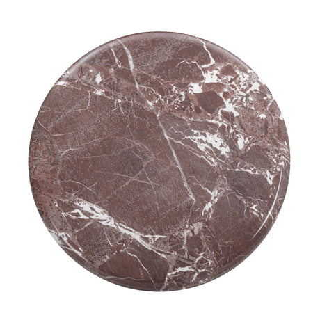 Juju Faux Marble Indoor/Outdoor Round Coffee Table (24"-32") - View 5