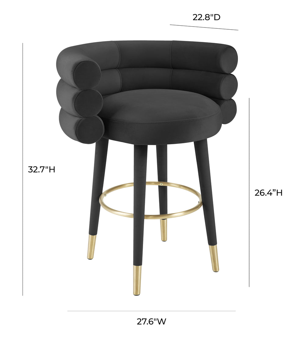 Betty Velvet Dining Chair dimensions