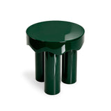 Casper High Gloss Nesting Side Table Set in rich burgundy finish option