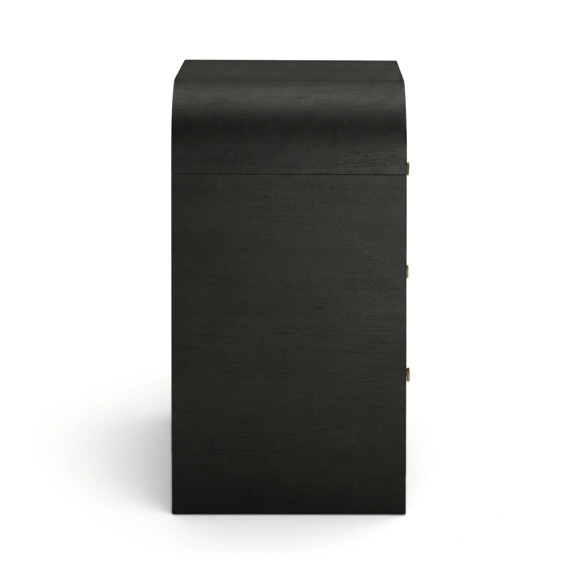 Drawer glides and internal joinery detail on Hump bedside chest