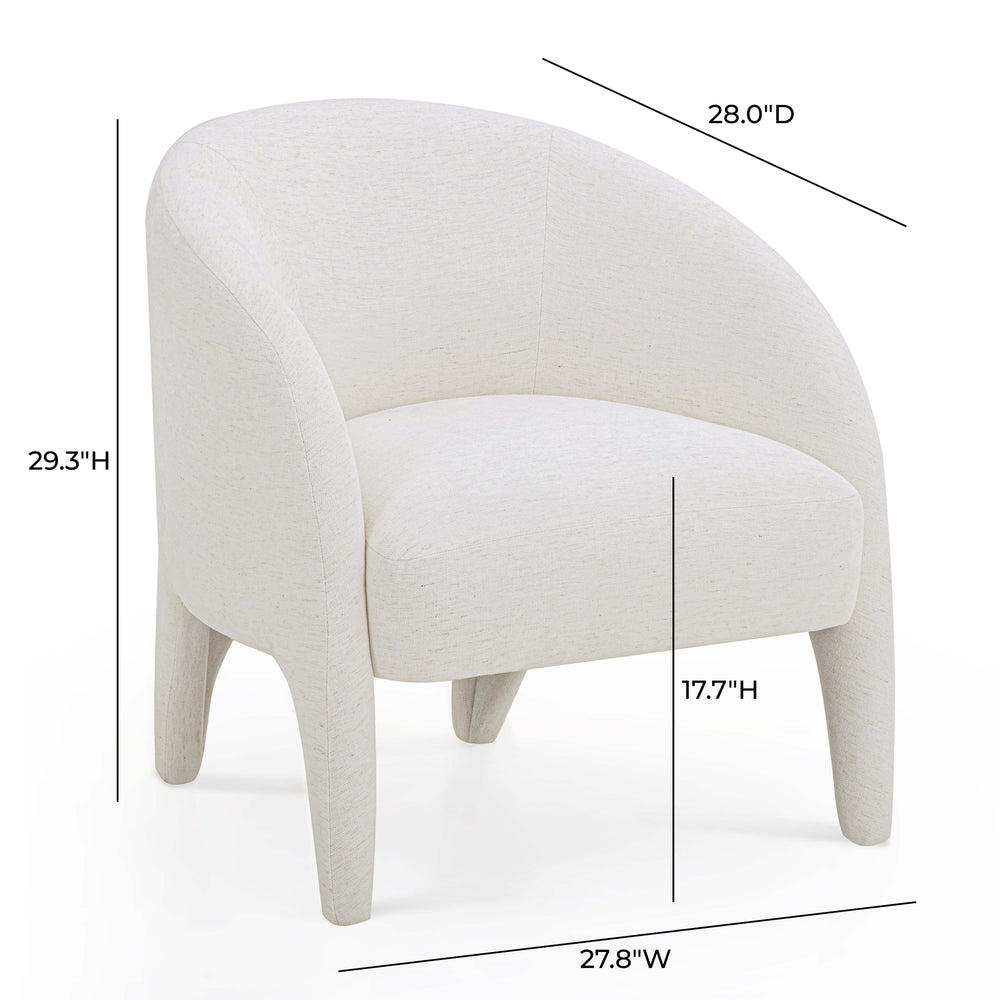 Kris Chenille Accent Chair dimensions