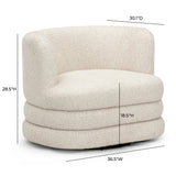 Astor Swivel Hotel Lounge Chair - View 34