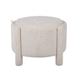 Bellamy Railroad Chenille Storage Stool with Reversible Tray Top angled profile
