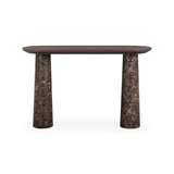 Braya 50" Faux Emperador Marble Console Table - View 1