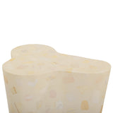 Slab Faux Terrazzo Indoor/Outdoor Side Table - View 4