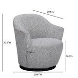 Skyla Swivel Accent Chair - View 20