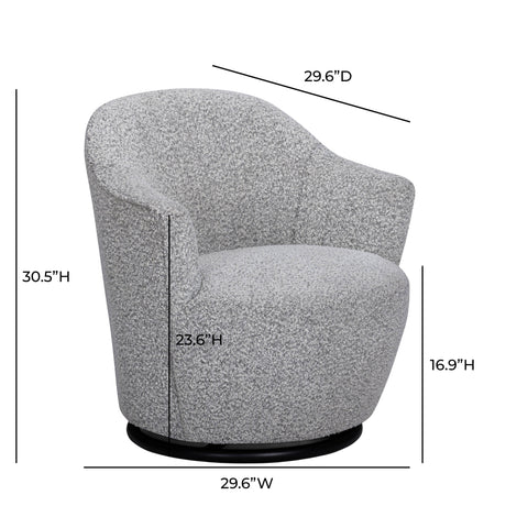 Skyla Swivel Accent Chair - View 20