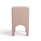 Tomlin Performance Chenille Dining Chair in Tan back angled perspective