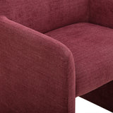 Crawley performance chenille chair in bone finish against neutral wall backdrop