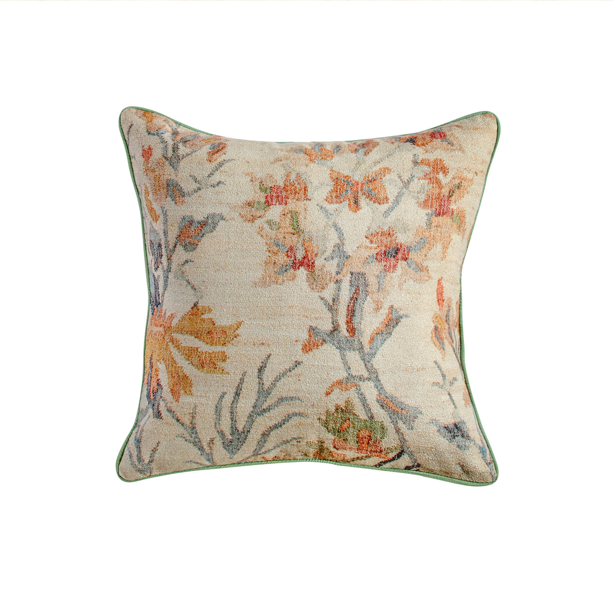 Taman 20" Natural Cotton Throw Pillow - View 6