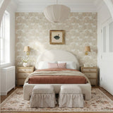 Gertrude Performance Linen Skirted Ottoman - View 9