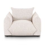 Saint Tropez Nubby Fabric Armchair in Sand - View 3