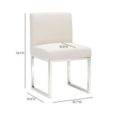 Full dining arrangement featuring multiple Pensel Dining Chairs around an extended table