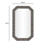 Charlene 35"X59" Jewel Wall Mirror - View 6
