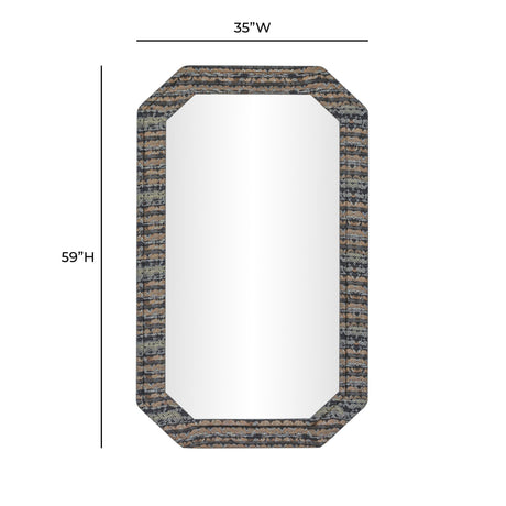 Charlene 35"X59" Jewel Wall Mirror - View 6