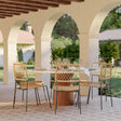 Cynthia 54" Concrete Indoor/Outdoor Dining Table - View 1