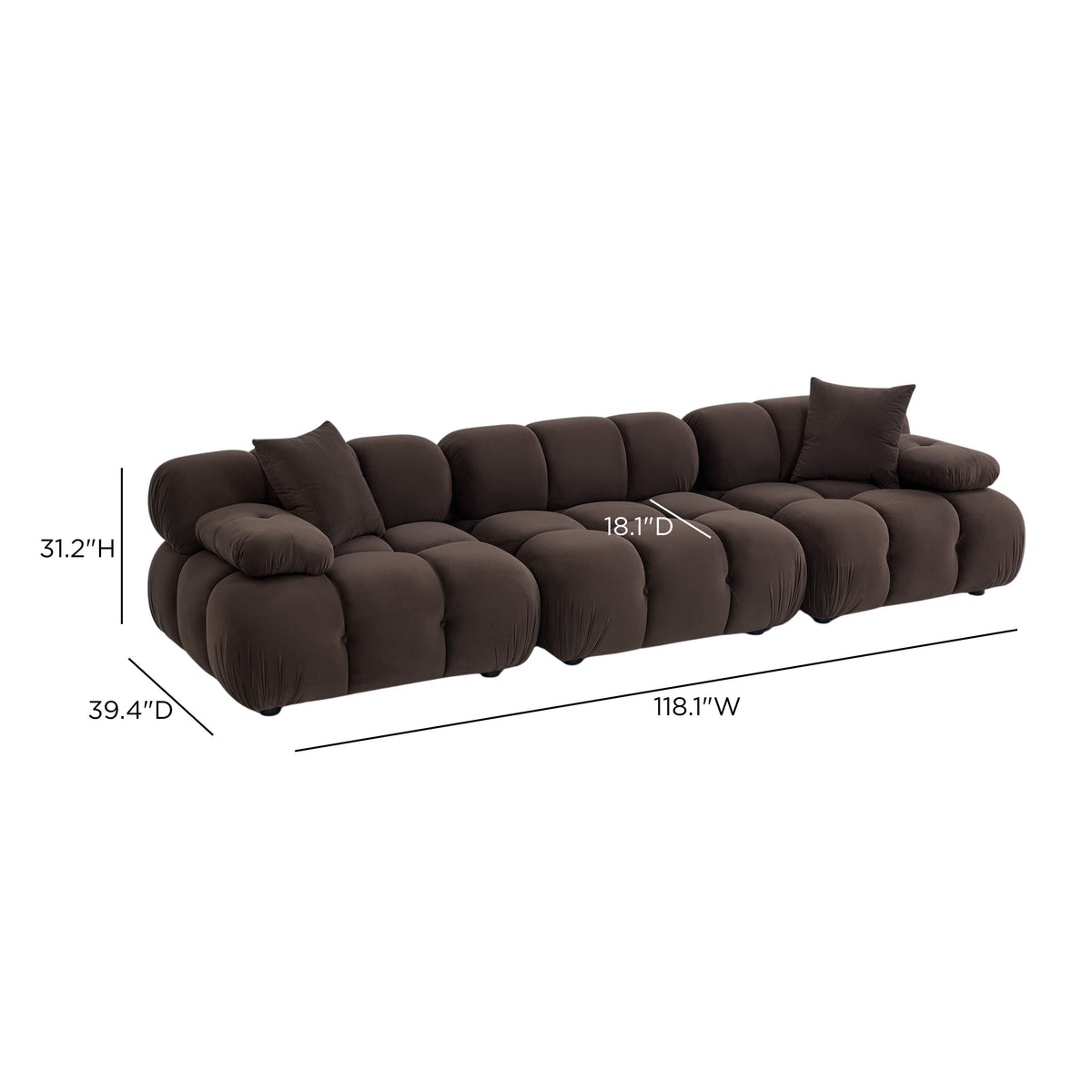 Calliope 118" Modular Sofa - View 10