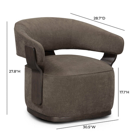 Madison Performance Swivel Accent Chair - View 7