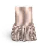 Gertrude Striped Performance Linen Skirted Dining Chair - View 17