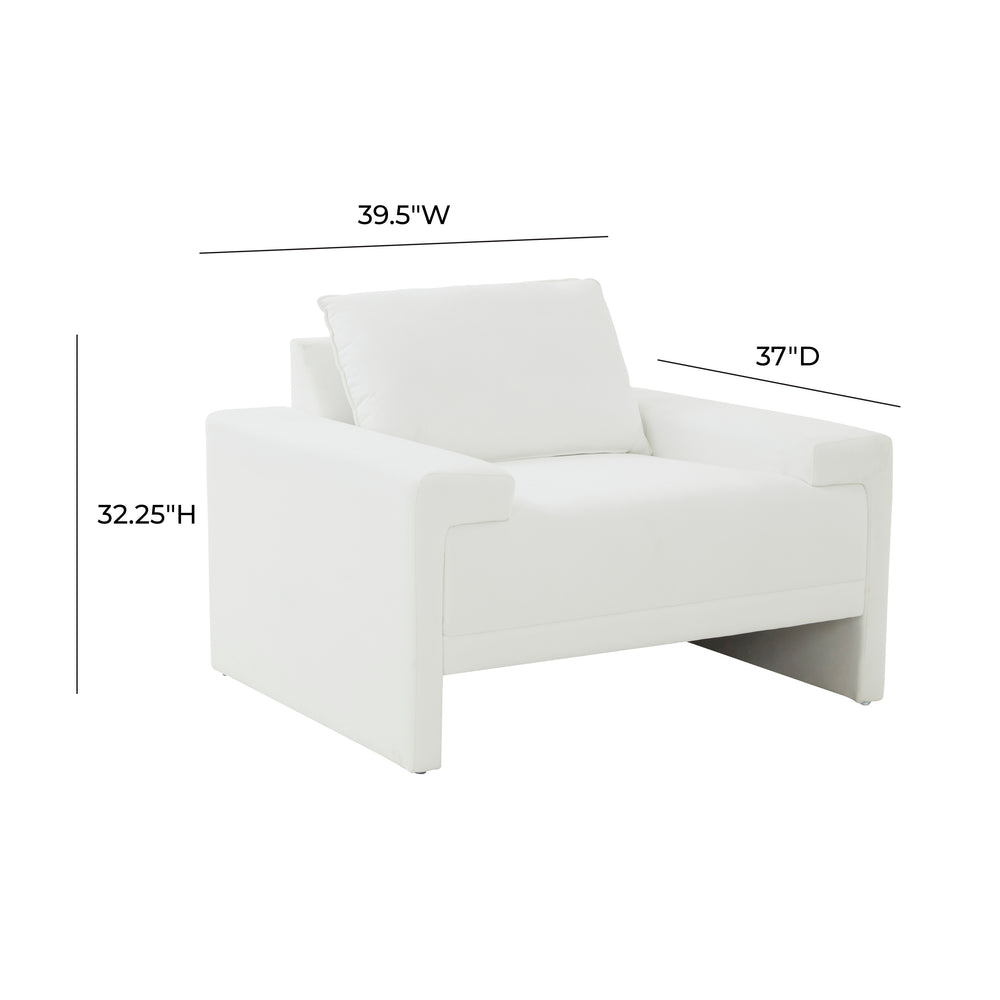 Maeve Upholstered Accent Chair dimensions