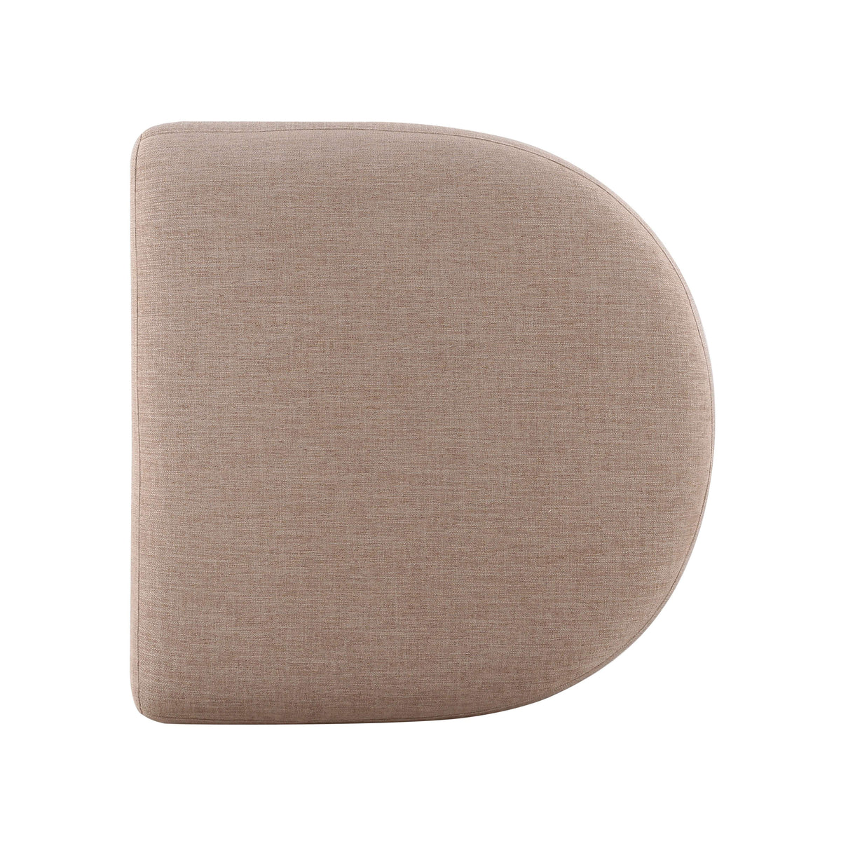 Gorge modular ottoman displaying low profile base foundation
