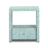 Tia 20" Mother of Pearl Nightstand - View 2