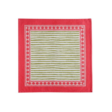 Crissy Cotton Canvas Printed Napkins - Set of 4 - View 3