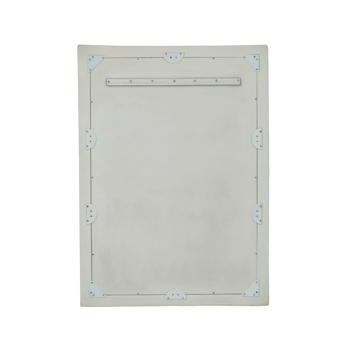 Orpheus 34"X47" Ribbed Faux Stone Rectangular Wall Mirror - View 5
