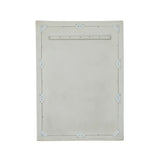 Orpheus 34"X47" Ribbed Faux Stone Rectangular Wall Mirror - View 5