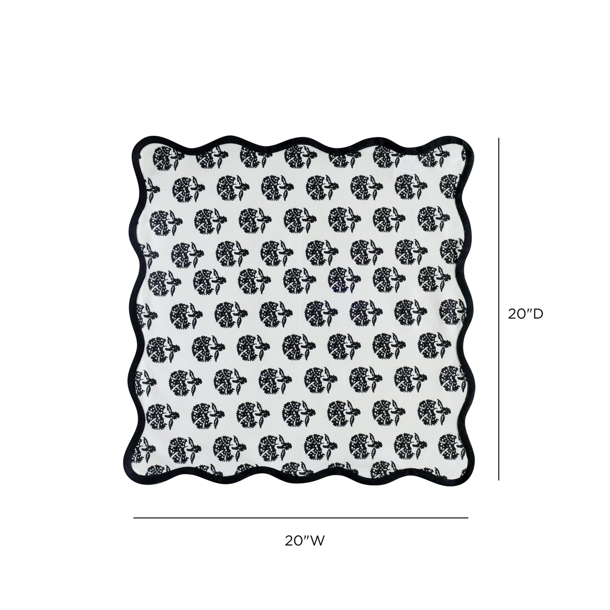 Crissy Cotton Canvas Printed Napkins - Set of 4 - View 30