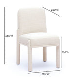 Martina Performance Fabric Dining Chair - View 6