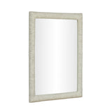 Orpheus 34"X47" Ribbed Faux Stone Rectangular Wall Mirror - View 3