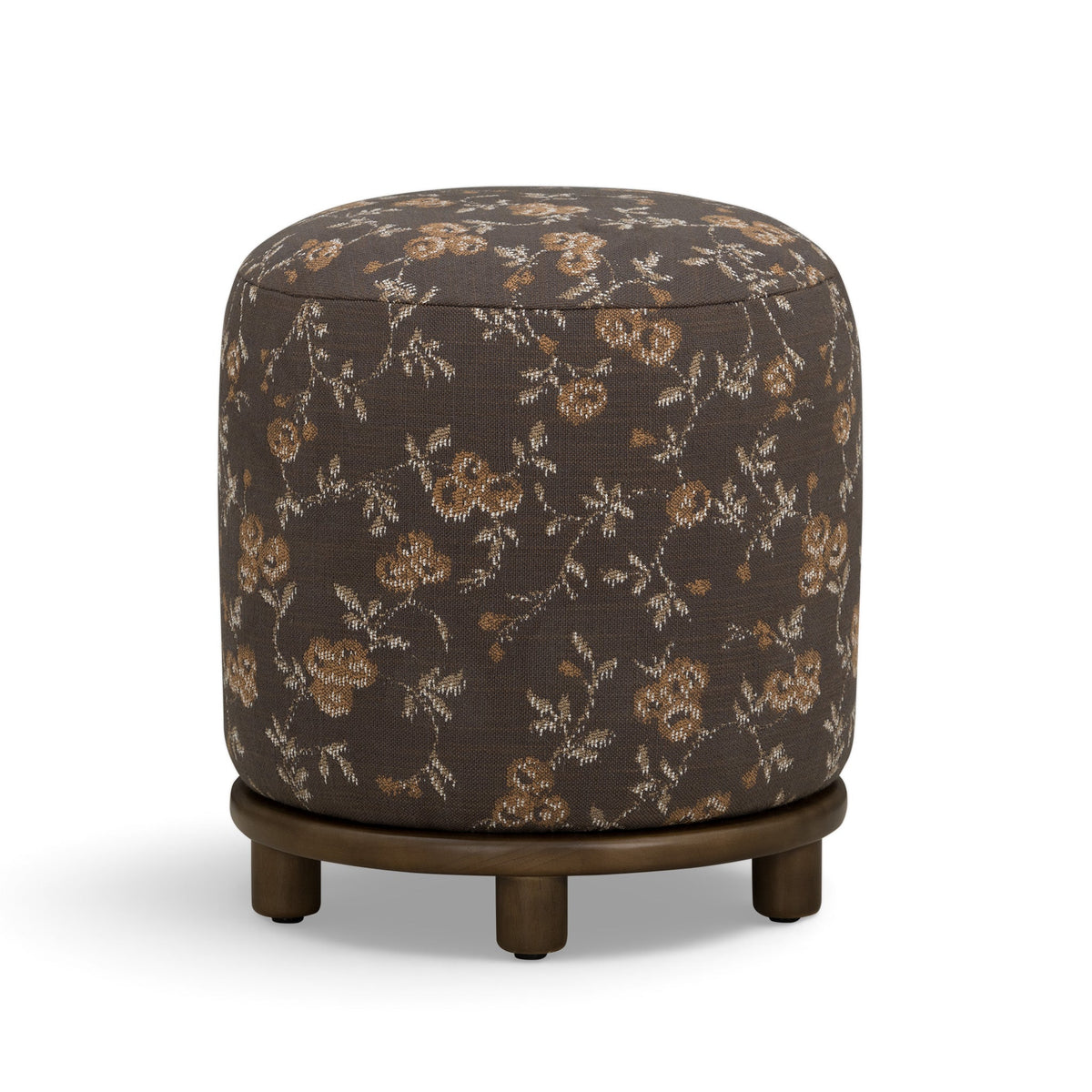 Bisou Performance Jacquard Ottoman - View 1