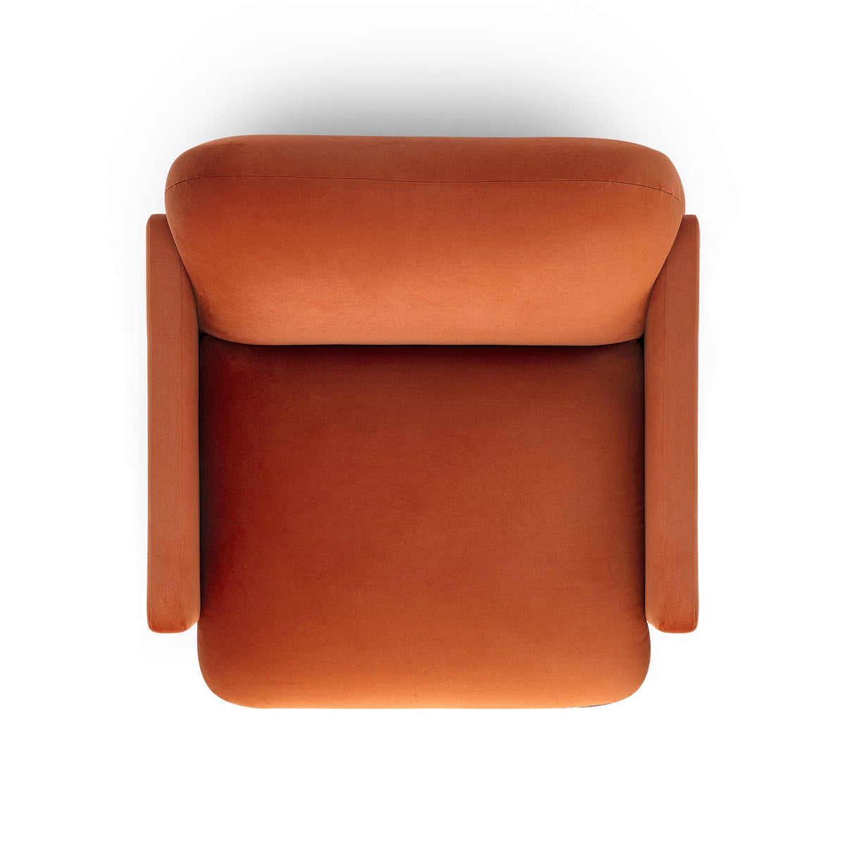 Azalea Performance Velvet Accent Chair positioned in a reading nook environment