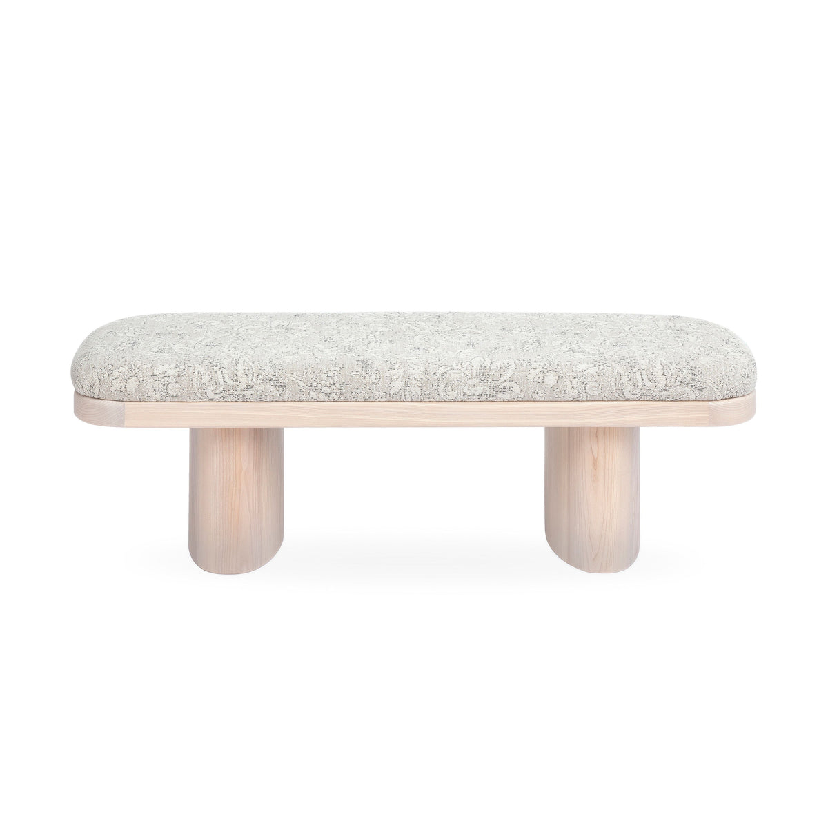 Ollie Upholstered Bench (48"-57") - View 2