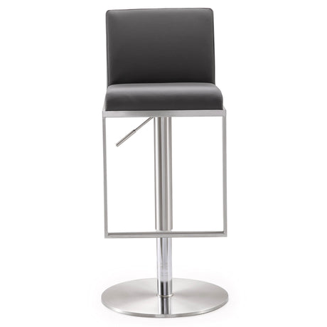 Amalfi Performance Vegan Leather Adjustable Stool - View 20