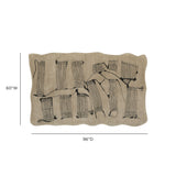Mezzo Natural Hand Tufted Wool Area Rug 5'X8' - View 6