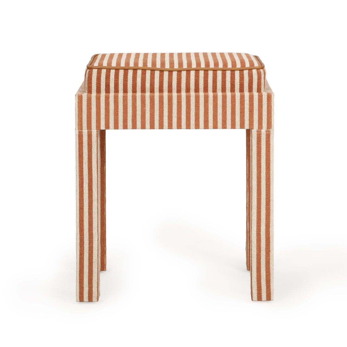 Kora Cotton Jute Contract-Grade Accent Stool - View 4